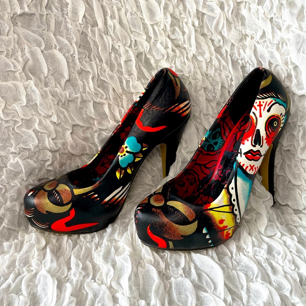 Iron Fist Platform Heels